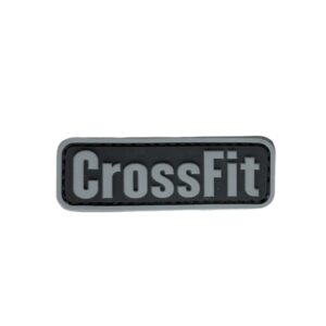 Parche Goma 3D Crossfit Gris