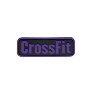 Parche Goma 3D Crossfit Morado